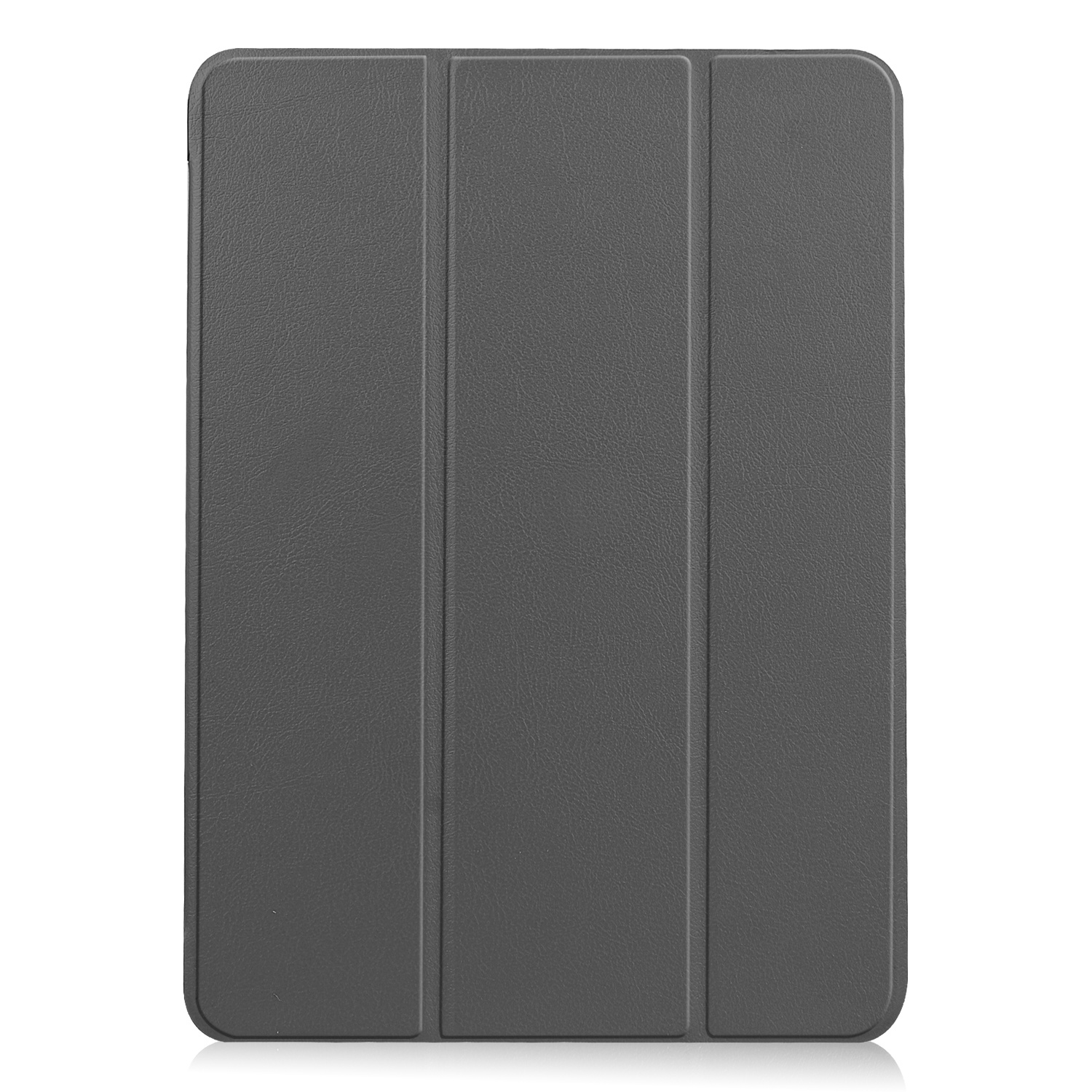 Nomfy Hoes Geschikt voor iPad Air 2022 Hoes Tri-fold Tablet Hoesje Case Met Uitsparing Geschikt voor Apple Pencil - Hoesje Geschikt voor iPad Air 5 2022 Hoesje Hardcover Bookcase - Grijs