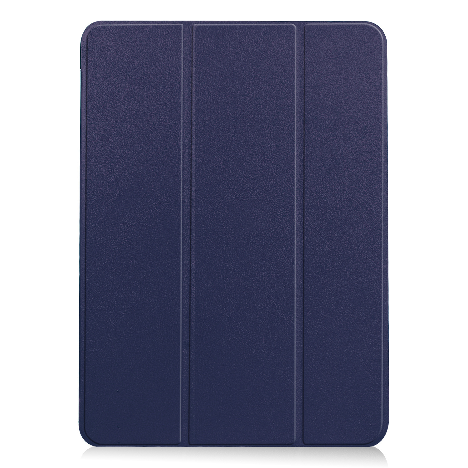 BASEY. Hoesje Geschikt voor iPad Air 2022 Hoes Case Tablet Hoesje Tri-fold Met Uitsparing Geschikt voor Apple Pencil Met Screenprotector - Hoes Geschikt voor iPad Air 5 2022 Hoesje Hard Cover Bookcase Hoes - Donkerblauw