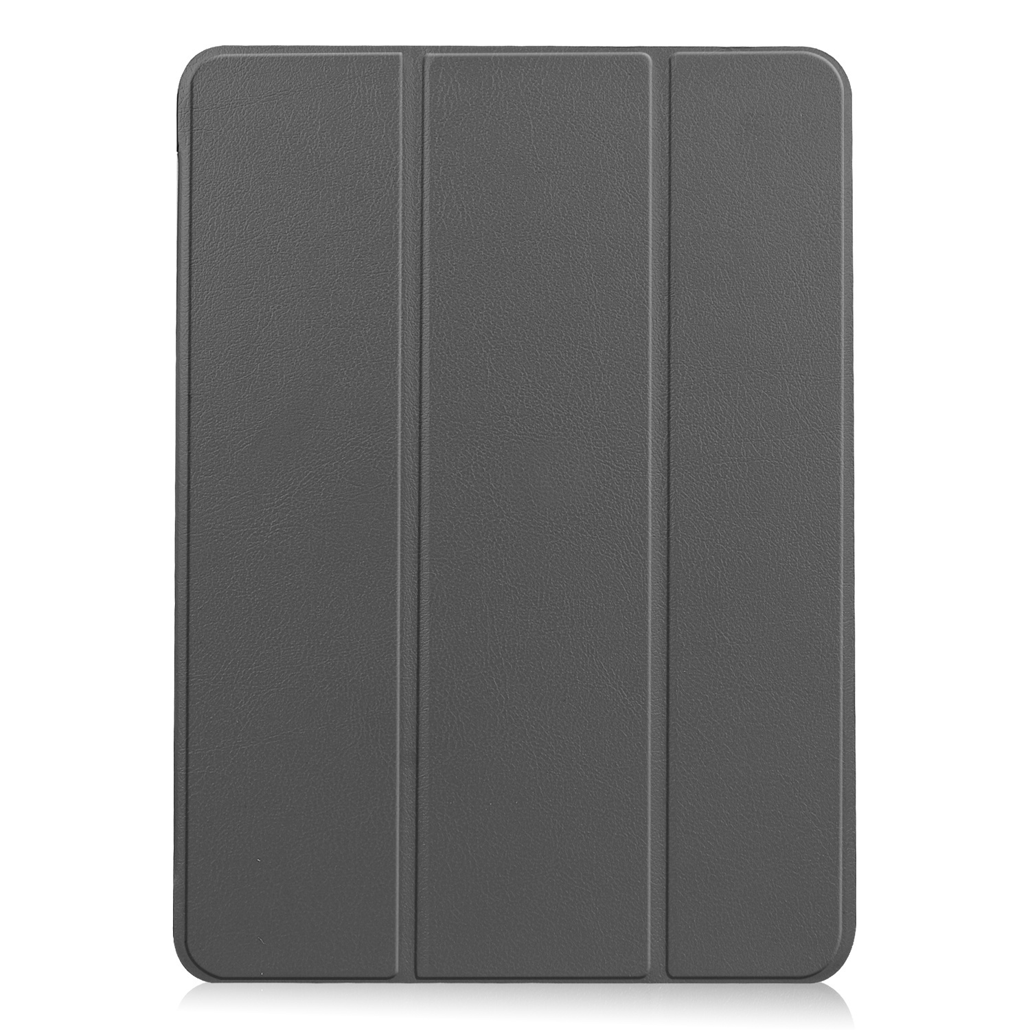 BASEY. Hoesje Geschikt voor iPad Air 2022 Hoes Case Tablet Hoesje Tri-fold Met Uitsparing Geschikt voor Apple Pencil Met Screenprotector - Hoes Geschikt voor iPad Air 5 2022 Hoesje Hard Cover Bookcase Hoes - Grijs