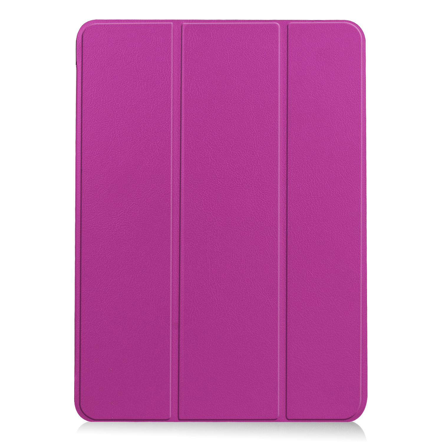BASEY. Hoesje Geschikt voor iPad Air 2022 Hoes Case Tablet Hoesje Tri-fold Met Uitsparing Geschikt voor Apple Pencil Met Screenprotector - Hoes Geschikt voor iPad Air 5 2022 Hoesje Hard Cover Bookcase Hoes - Paars