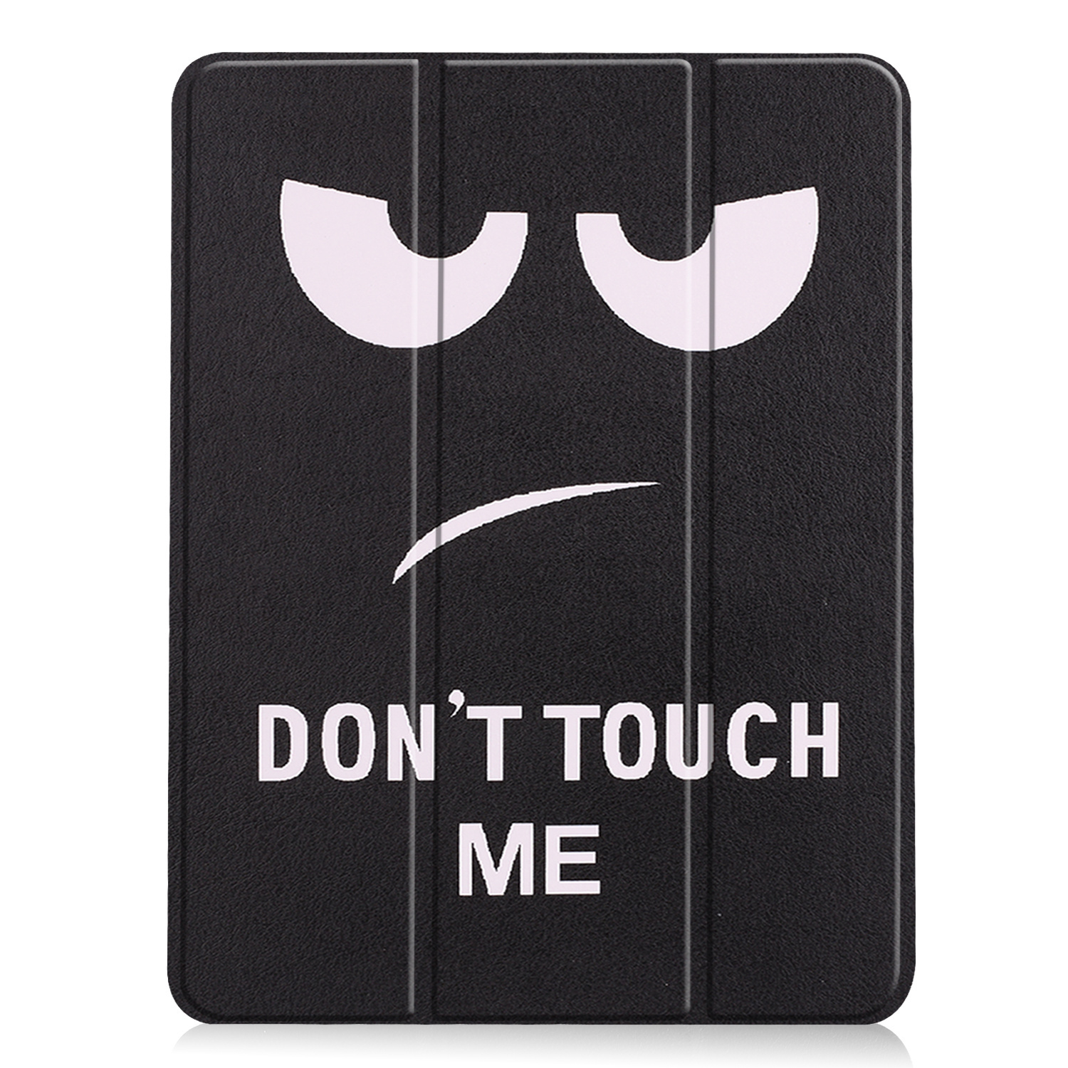 BASEY. iPad Air 5 2022 Hoes Met Screenprotector Don't Touch Me - iPad Air 5 2022 Hoesje Uitsparing Apple Pencil Hard Cover Don't Touch Me - iPad Air 5 2022 Bookcase Hoes Don't Touch Me