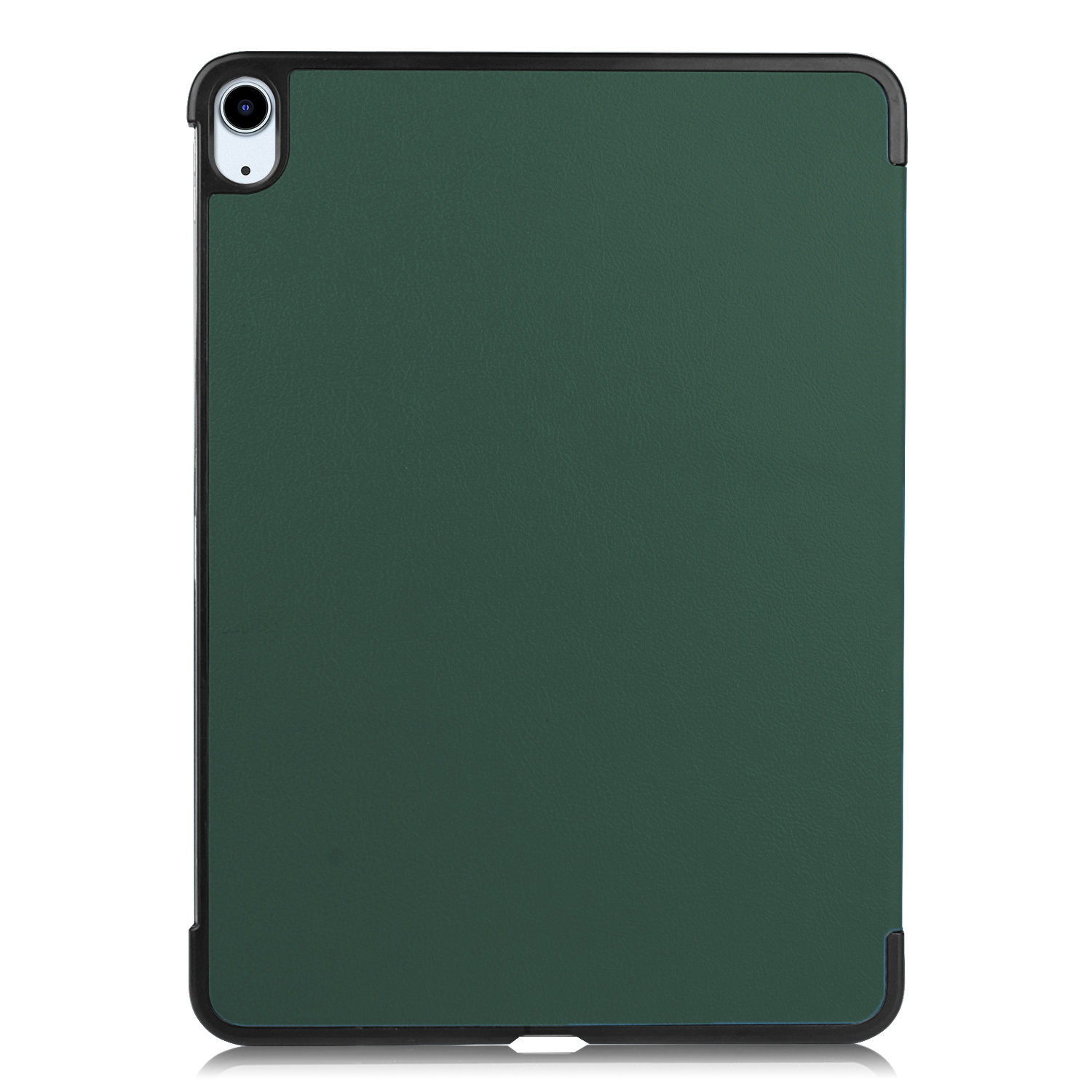 NoXx iPad Air 5 2022 Hoesje Met Screenprotector Case Hard Cover Hoes Met Apple Pencil Uitsparing Book Case - Donker Groen