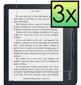 NoXx NoXx Kobo Libra 2 Screenprotector - 3 stuks