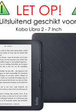 NoXx Screenprotector Geschikt voor Kobo Libra 2 Screenprotector Bescherm Glas Tempered Glass Screen Protector - 3x
