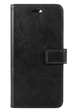 BASEY. Hoes Geschikt voor iPhone 13 Pro Hoesje Bookcase Hoes Flip Case Book Cover Met Screenprotector - Hoesje Geschikt voor iPhone 13 Pro Hoes Book Case Hoesje - Zwart