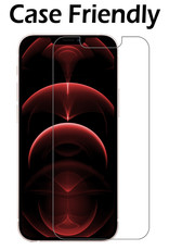 Nomfy iPhone 13 Pro Max Hoesje Bookcase Met Screenprotector - iPhone 13 Pro Max Screenprotector - iPhone 13 Pro Max Book Case Met Screenprotector Licht Roze