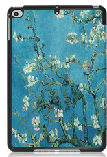 BASEY. Hoesje Geschikt voor iPad Mini 6 Hoes Case Tablet Hoesje Tri-fold Met Screenprotector - Hoes Geschikt voor iPad Mini 6 Hoesje Hard Cover Bookcase Hoes - Bloesem