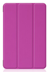 BASEY. Hoesje Geschikt voor iPad Mini 6 Hoes Case Tablet Hoesje Tri-fold Met Screenprotector - Hoes Geschikt voor iPad Mini 6 Hoesje Hard Cover Bookcase Hoes - Paars
