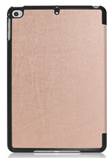 BASEY. Hoesje Geschikt voor iPad Mini 6 Hoes Case Tablet Hoesje Tri-fold Met Screenprotector - Hoes Geschikt voor iPad Mini 6 Hoesje Hard Cover Bookcase Hoes - Goud