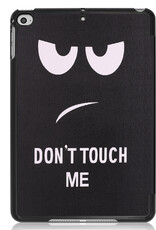 BASEY. Hoesje Geschikt voor iPad Mini 6 Hoes Case Tablet Hoesje Tri-fold Met Screenprotector - Hoes Geschikt voor iPad Mini 6 Hoesje Hard Cover Bookcase Hoes - Don't Touch Me