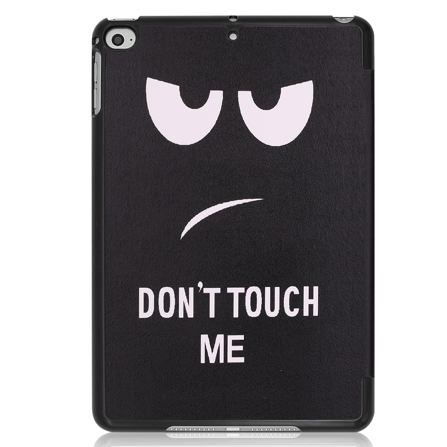 BASEY. Hoesje Geschikt voor iPad Mini 6 Hoes Case Tablet Hoesje Tri-fold Met Screenprotector - Hoes Geschikt voor iPad Mini 6 Hoesje Hard Cover Bookcase Hoes - Don't Touch Me