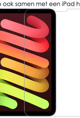 NoXx Hoesje Geschikt voor iPad Mini 6 Hoesje Case Hard Cover Hoes Book Case Met Screenprotector - Sterrenhemel