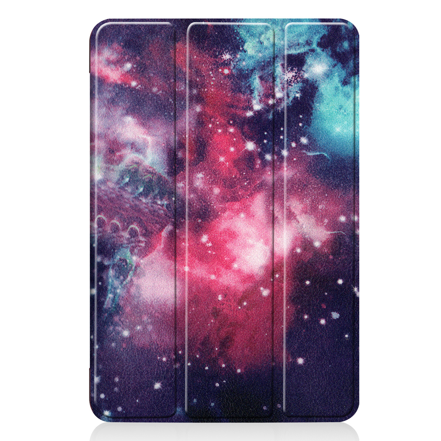 Nomfy Hoes Geschikt voor iPad Mini 6 Hoes Tri-fold Tablet Hoesje Case Met Screenprotector - Hoesje Geschikt voor iPad Mini 6 Hoesje Hardcover Bookcase - Galaxy