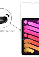 Nomfy Hoes Geschikt voor iPad Mini 6 Hoes Tri-fold Tablet Hoesje Case Met Screenprotector - Hoesje Geschikt voor iPad Mini 6 Hoesje Hardcover Bookcase - Lichtblauw