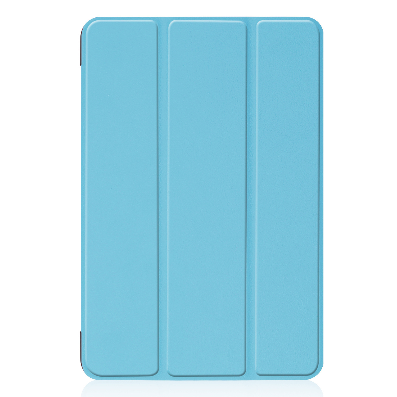 Nomfy Hoes Geschikt voor iPad Mini 6 Hoes Tri-fold Tablet Hoesje Case Met Screenprotector - Hoesje Geschikt voor iPad Mini 6 Hoesje Hardcover Bookcase - Lichtblauw