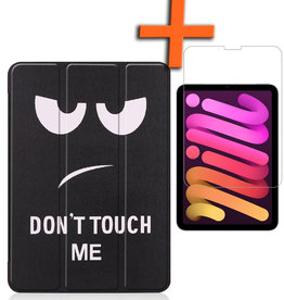 Nomfy Nomfy iPad Mini 6 Hoesje Met Screenprotector - Don't Touch Me