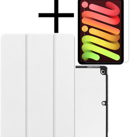 NoXx NoXx iPad Mini 6 Hoesje Met Screenprotector - Wit