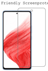 BASEY. Screenprotector Geschikt voor Samsung A53 Screenprotector Tempered Glass - Screenprotector Geschikt voor Samsung Galaxy A53 Beschermglas Screen Protector Glas