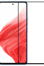 BASEY. Screenprotector Geschikt voor Samsung A53 Screenprotector Beschermglas Full Cover - Screenprotector Geschikt voor Samsung Galaxy A53 Screen Protector Full Cover