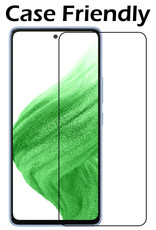 Nomfy Screenprotector Geschikt voor Samsung A53 Screenprotector Bescherm Glas Tempered Glass - Screenprotector Geschikt voor Samsung Galaxy A53 Screen Protector - 2 PACK