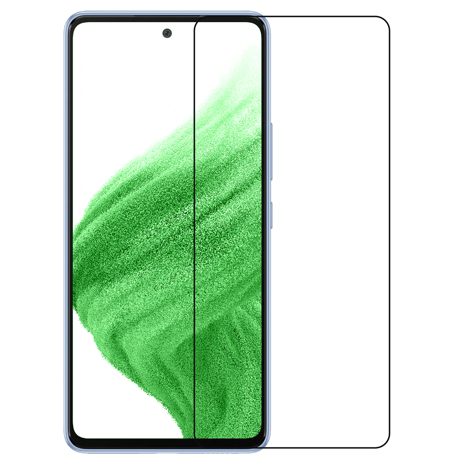 Nomfy Screenprotector Geschikt voor Samsung A53 Screenprotector Bescherm Glas Tempered Glass - Screenprotector Geschikt voor Samsung Galaxy A53 Screen Protector - 2 PACK