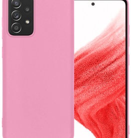 BASEY. BASEY. Samsung Galaxy A53 Hoesje Siliconen - Lichtroze