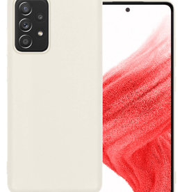 BASEY. BASEY. Samsung Galaxy A53 Hoesje Siliconen - Wit