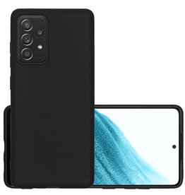 NoXx NoXx Samsung Galaxy A53 Hoesje Siliconen - Zwart