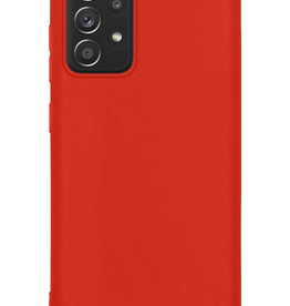 Nomfy Nomfy Samsung Galaxy A53 Hoesje Siliconen - Rood