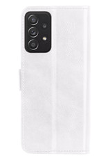 Nomfy Hoesje Geschikt voor Samsung A53 Hoes Bookcase Flipcase Book Cover - Hoes Geschikt voor Samsung Galaxy A53 Hoesje Book Case - Wit