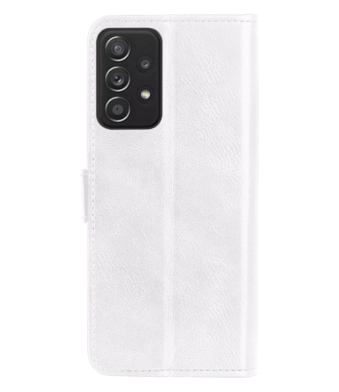 Nomfy Hoesje Geschikt voor Samsung A53 Hoes Bookcase Flipcase Book Cover - Hoes Geschikt voor Samsung Galaxy A53 Hoesje Book Case - Wit