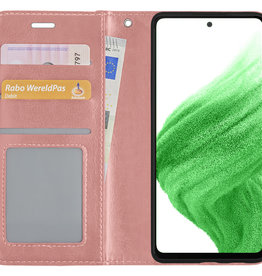 Nomfy Nomfy Samsung Galaxy A53 Hoesje Bookcase - Rose Goud