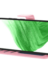 Nomfy Hoesje Geschikt voor Samsung A53 Hoes Bookcase Flipcase Book Cover - Hoes Geschikt voor Samsung Galaxy A53 Hoesje Book Case - Lichtroze