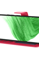 Nomfy Hoesje Geschikt voor Samsung A53 Hoes Bookcase Flipcase Book Cover - Hoes Geschikt voor Samsung Galaxy A53 Hoesje Book Case - Donkerroze