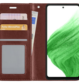 Nomfy Nomfy Samsung Galaxy A53 Hoesje Bookcase - Bruin