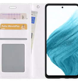 NoXx NoXx Samsung Galaxy A53 Hoesje Bookcase - Wit