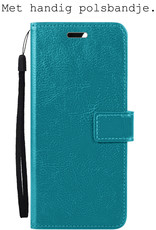 BASEY. Samsung Galaxy A53 Hoesje Bookcase - Samsung Galaxy A53 Hoes Flip Case Book Cover - Samsung Galaxy A53 Hoes Book Case Turquoise