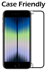 Nomfy Screenprotector Geschikt voor iPhone SE 2022 Screenprotector Bescherm Glas - Screenprotector Geschikt voor iPhone SE (2022) Screen Protector Tempered Glass Full Screen Full Cover - 3 PACK