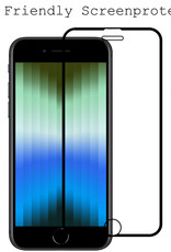 BASEY. Screenprotector Geschikt voor iPhone SE 2022 Screenprotector Beschermglas Full Cover - Screenprotector Geschikt voor iPhone SE (2022) Screen Protector Full Cover