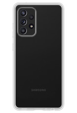 Samsung Galaxy A53 Hoesje Siliconen Met 2x Screenprotector - Samsung Galaxy A53 Case Hoes Met 2x Screenprotector - Transparant
