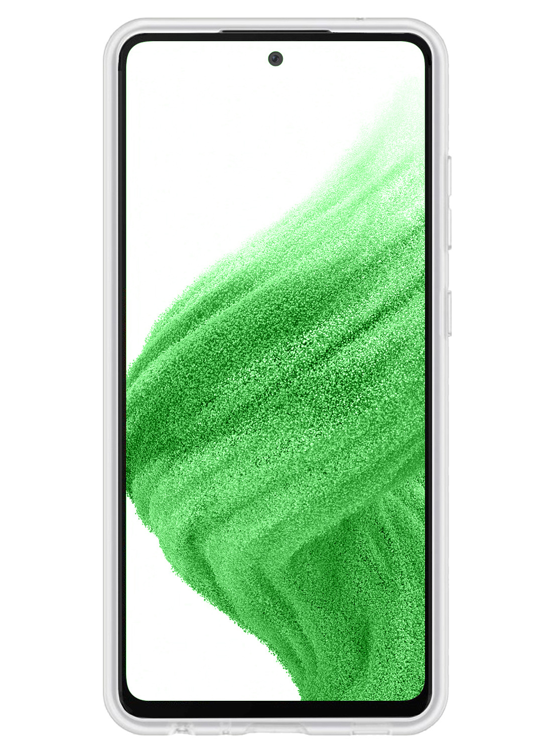 Nomfy Hoesje Geschikt voor Samsung A53 Hoesje Siliconen Cover Case Met Screenprotector - Hoes Geschikt voor Samsung Galaxy A53 Hoes Back Case - Transparant