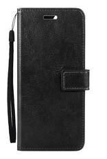 Nomfy Hoesje Geschikt voor Samsung A53 Hoes Bookcase Flipcase Book Cover Met Screenprotector - Hoes Geschikt voor Samsung Galaxy A53 Hoesje Book Case - Zwart