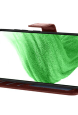 Nomfy Hoesje Geschikt voor Samsung A53 Hoes Bookcase Flipcase Book Cover Met 2x Screenprotector - Hoes Geschikt voor Samsung Galaxy A53 Hoesje Book Case - Bruin