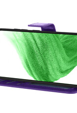 Nomfy Hoesje Geschikt voor Samsung A53 Hoes Bookcase Flipcase Book Cover Met 2x Screenprotector - Hoes Geschikt voor Samsung Galaxy A53 Hoesje Book Case - Paars