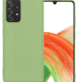 BASEY. BASEY. Samsung Galaxy A33 Hoesje Siliconen - Groen