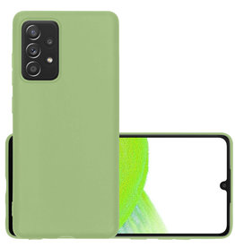 NoXx NoXx Samsung Galaxy A33 Hoesje Siliconen - Groen