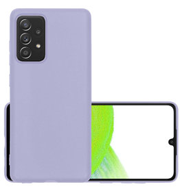 NoXx NoXx Samsung Galaxy A33 Hoesje Siliconen - Lila