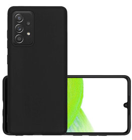 NoXx NoXx Samsung Galaxy A33 Hoesje Siliconen - Zwart