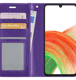 BASEY. BASEY. Samsung Galaxy A33 Hoesje Bookcase - Paars