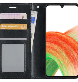 BASEY. BASEY. Samsung Galaxy A33 Hoesje Bookcase - Zwart